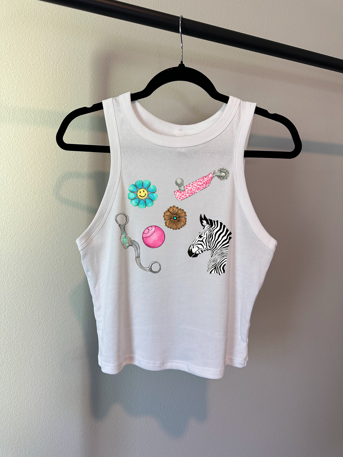 Cowgirl Trinkets Cropped Tank