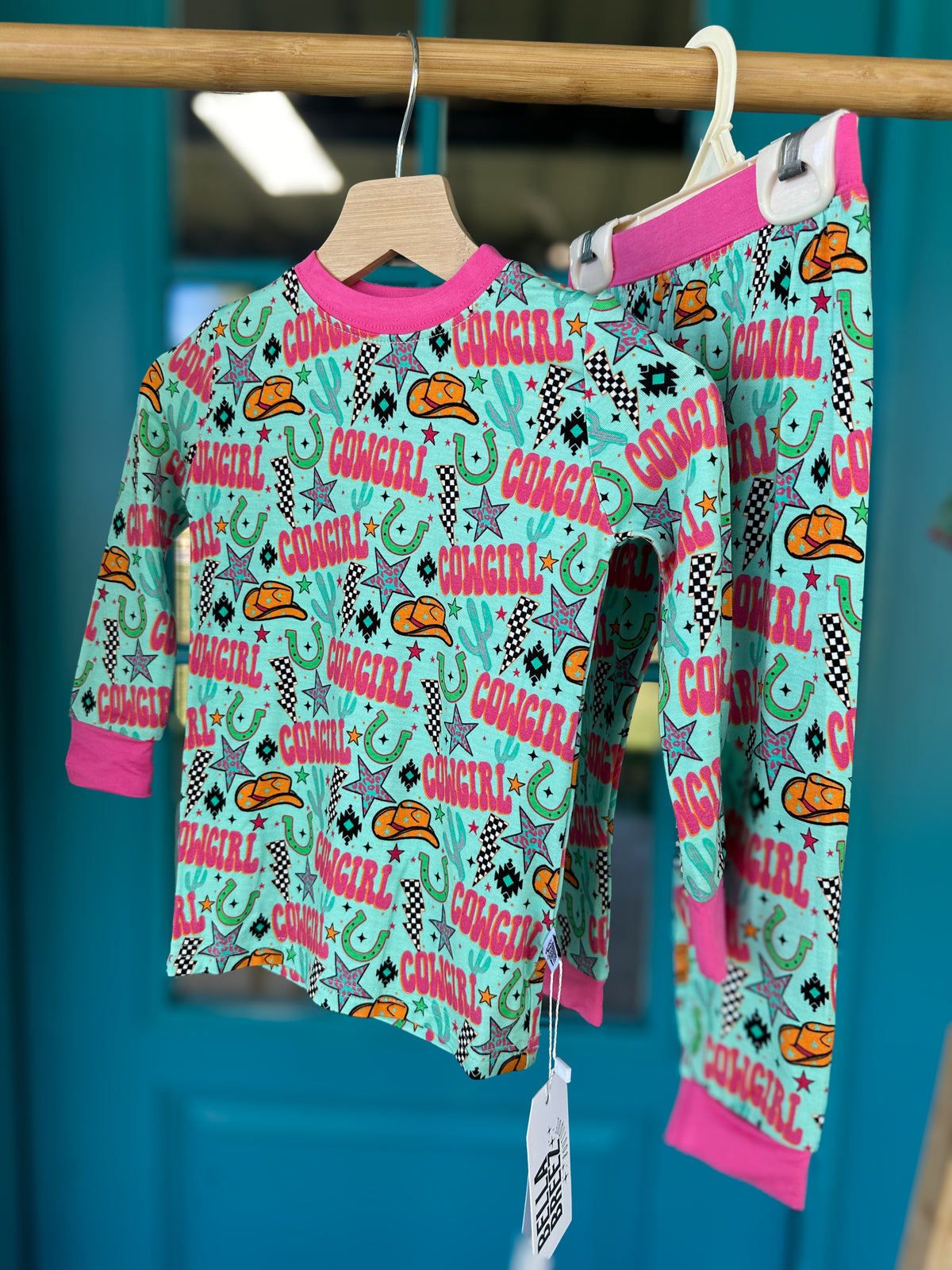 18/24 Months Neon Cowgirl Bamboo Set (FINAL SALE)