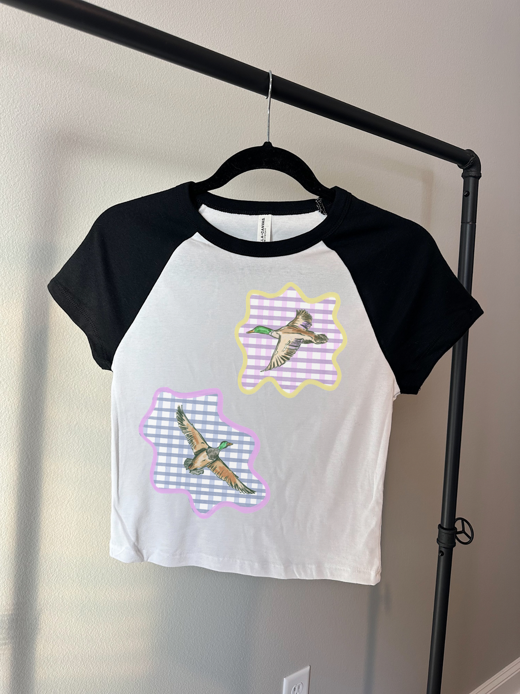Gingham Mallards Baby Tee