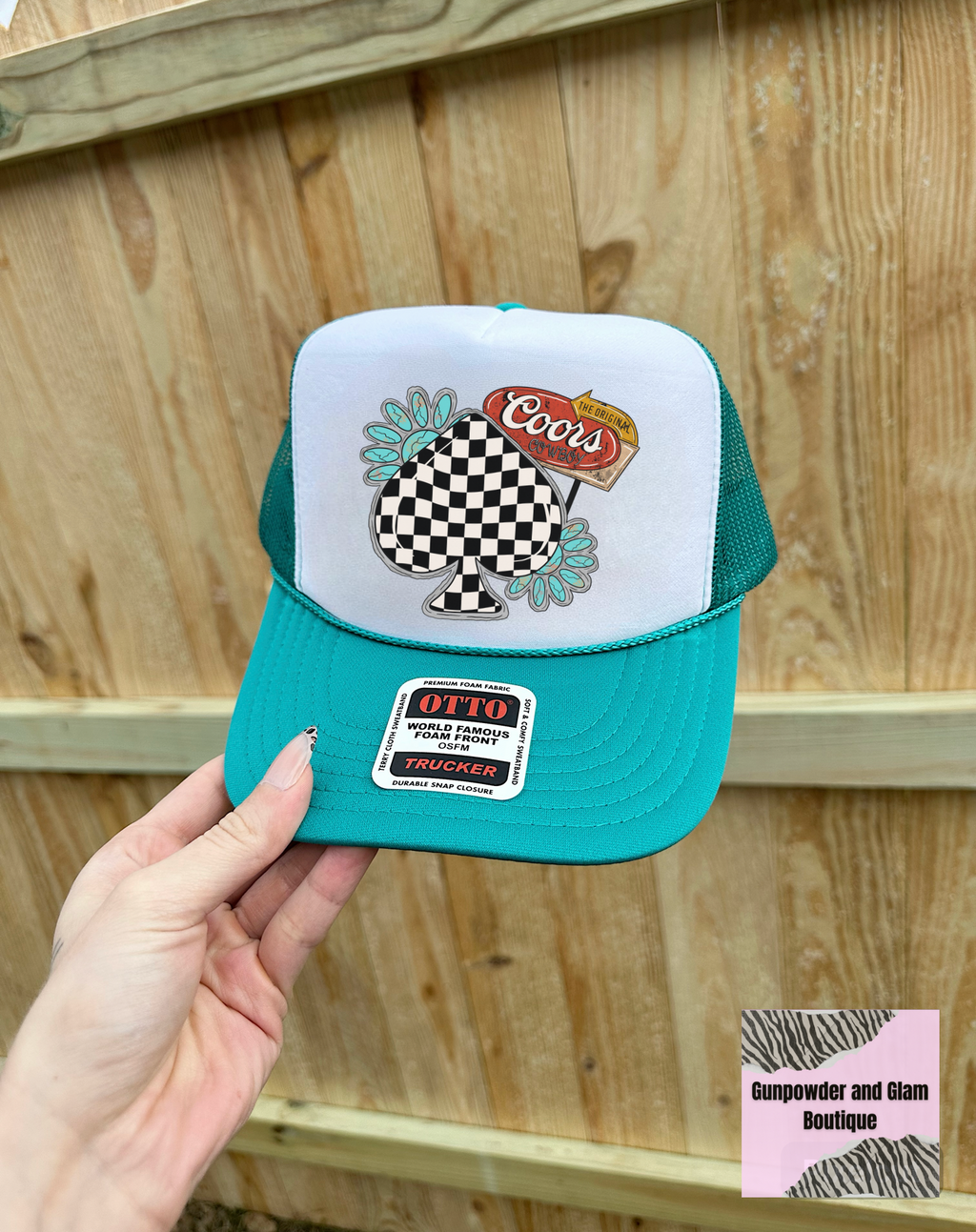 Western Beer Trucker Hat (Multiple Color Options)