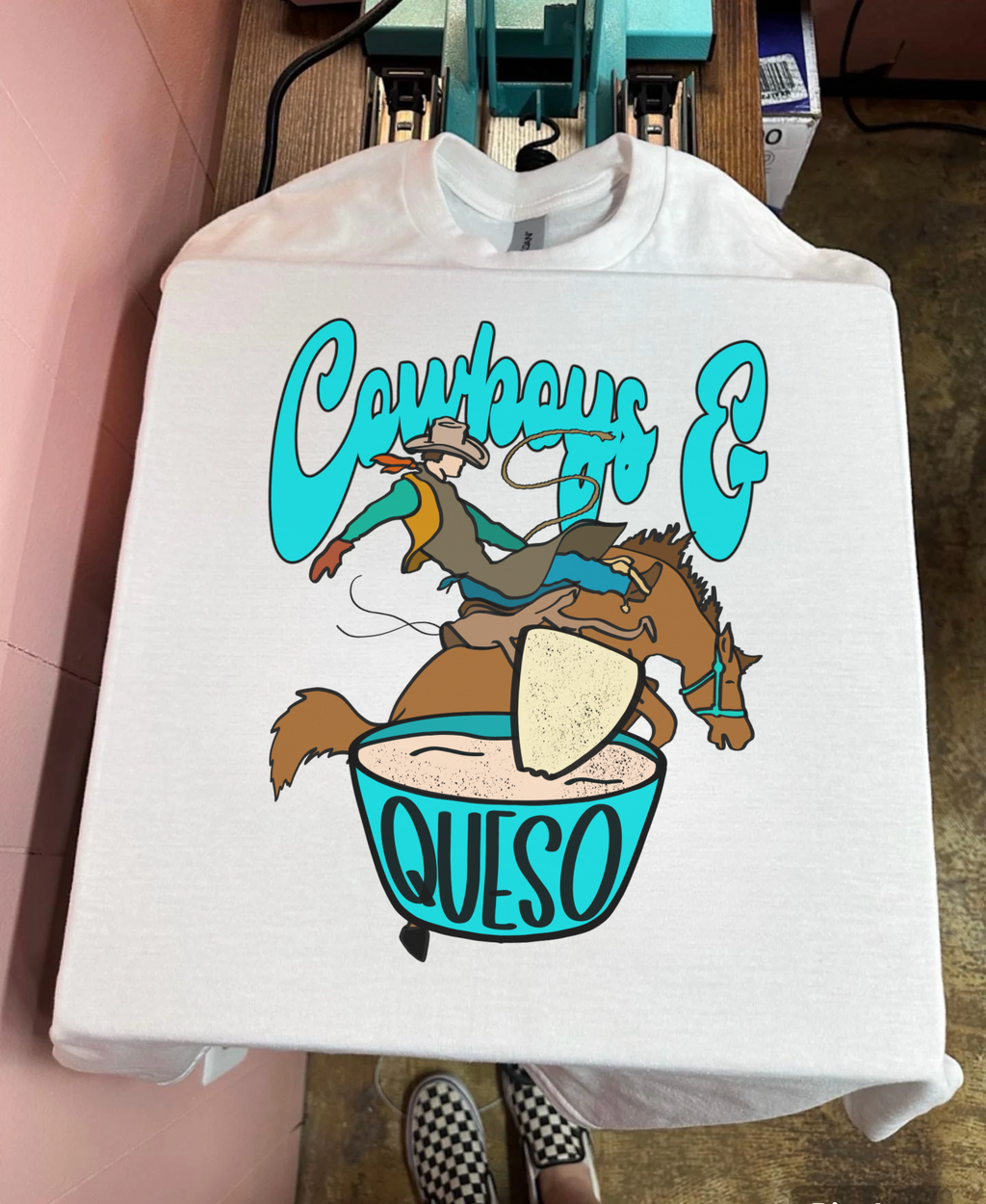Cowboys & Queso Tee or Crewneck