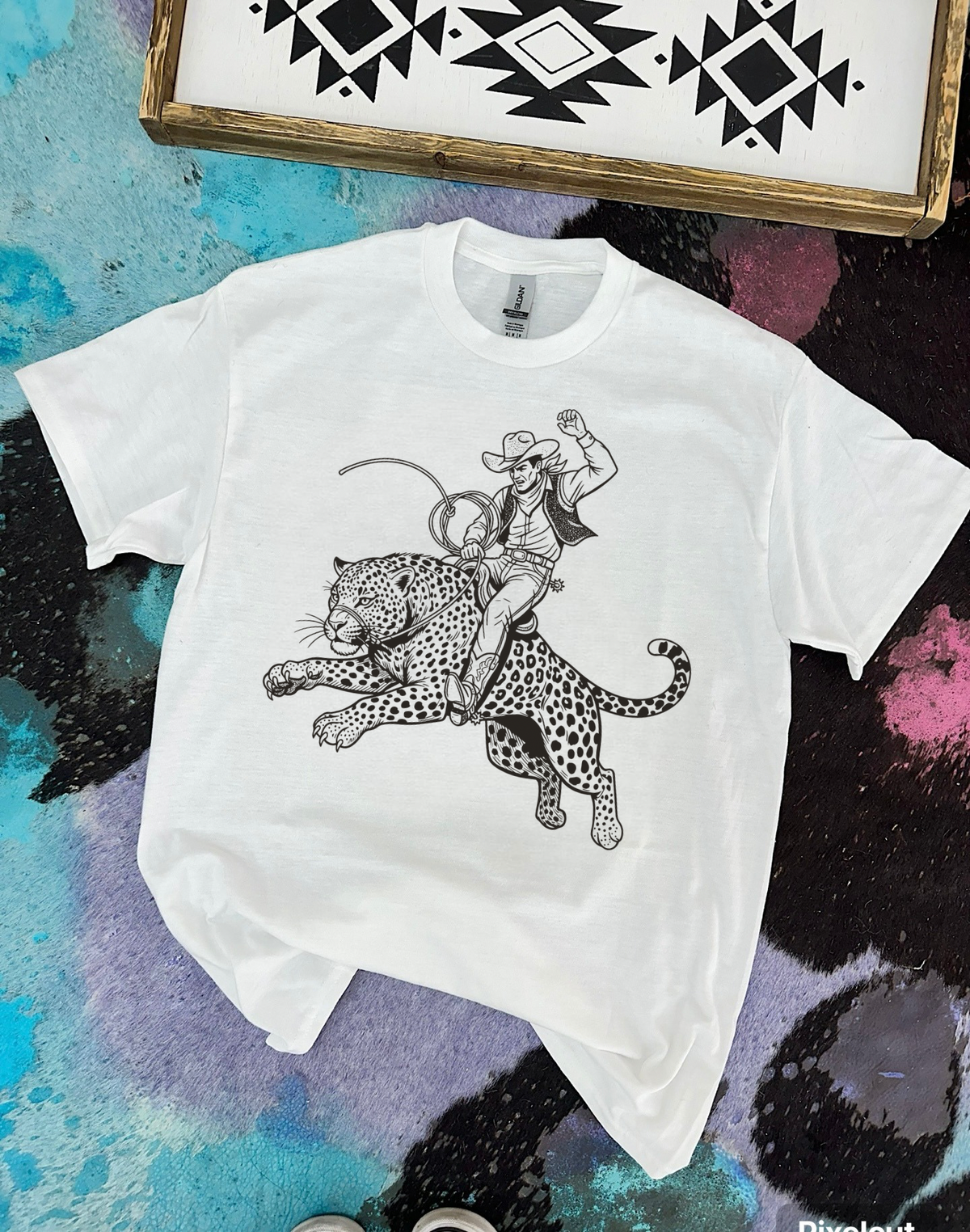 Cowboy Zoo Tee or Crewneck