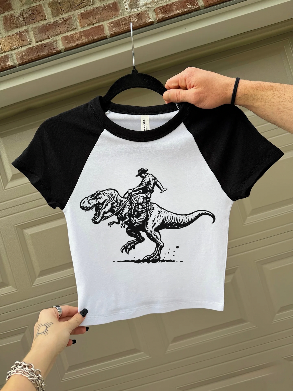 Dino Cowboy Baby Tee
