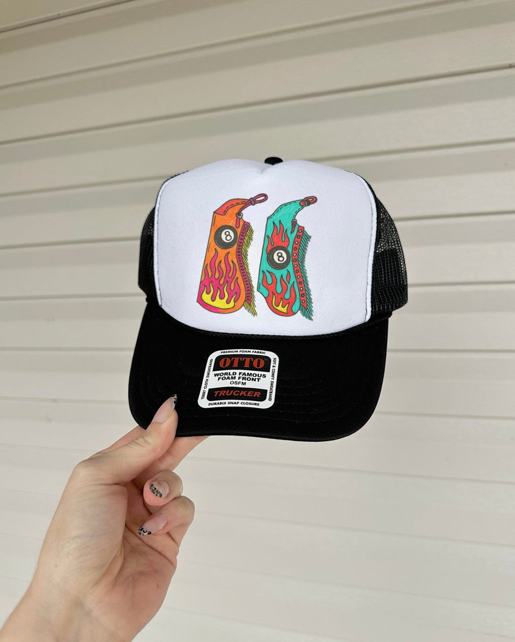8 Ball Chaps Trucker Hat (Multiple Color Options)