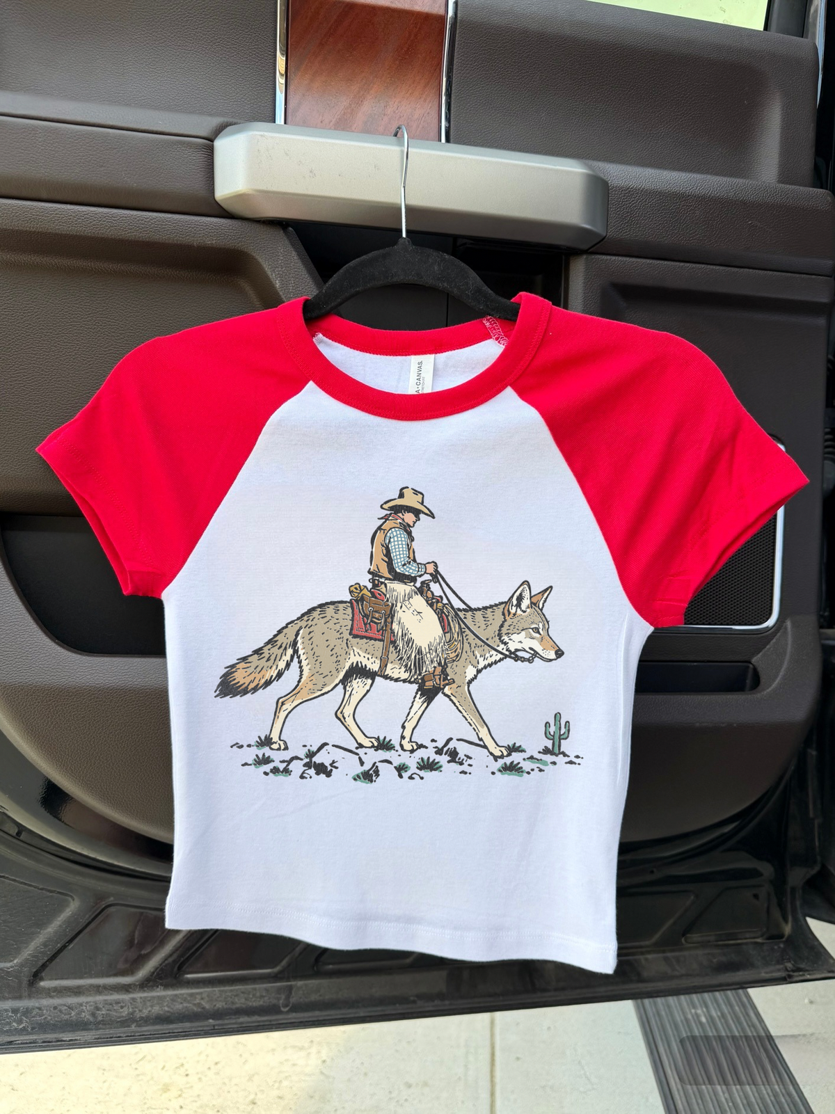 Coyote Cowboy Baby Tee