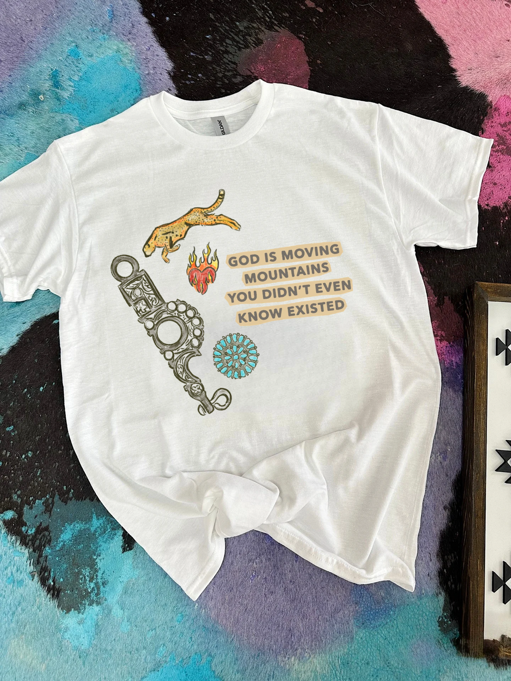 God Is Moving Mountains TEE or CREWNECK