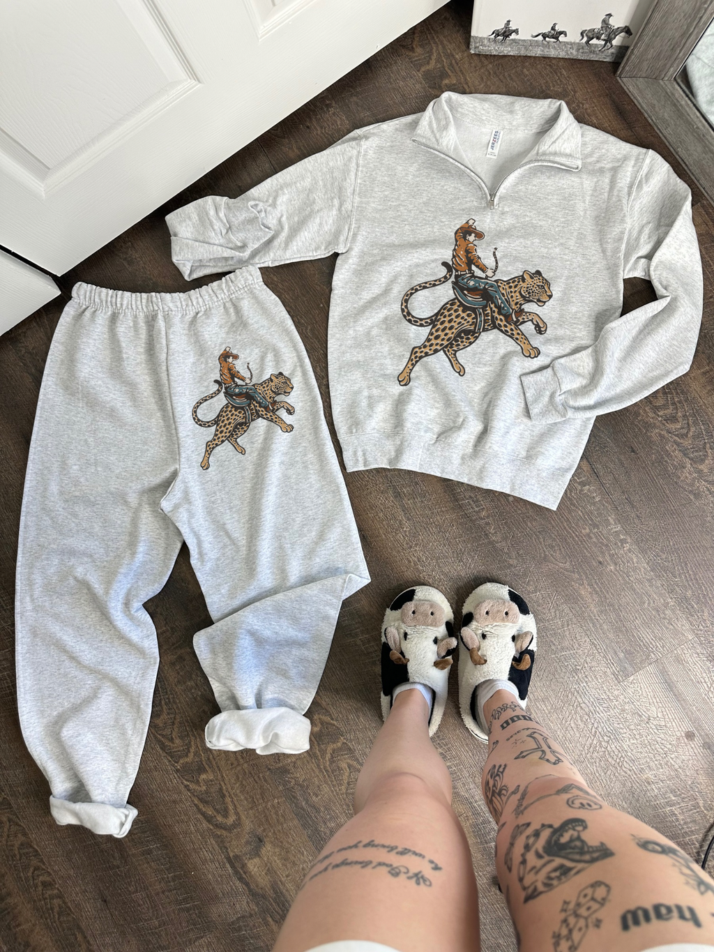 Cowboy Jaguar Quarter Zip