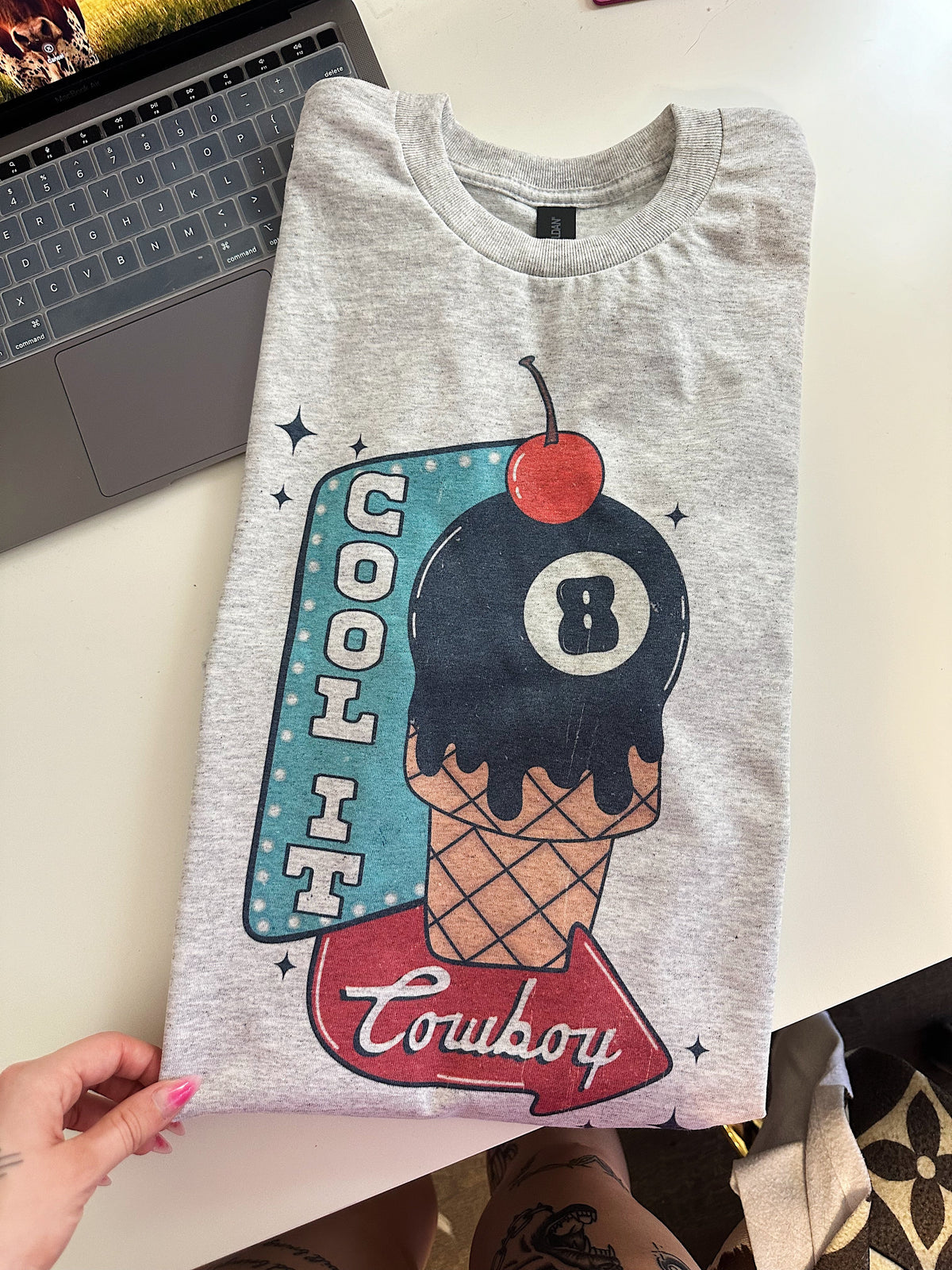 Cool It Cowboy TEE or CREWNECK