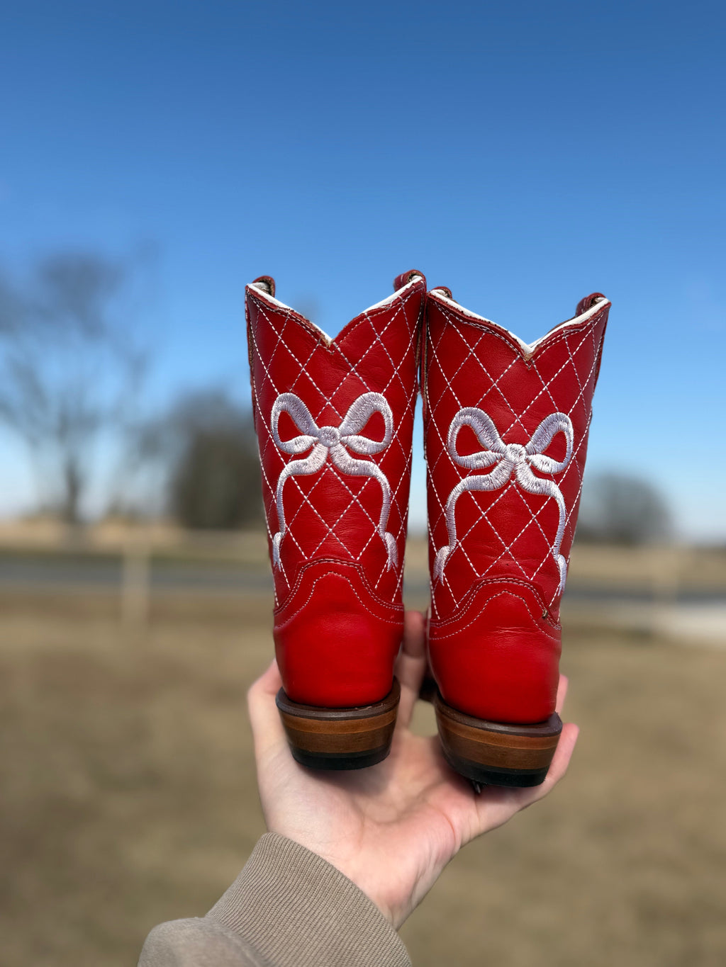 Red Bow Tanner Mark Boots