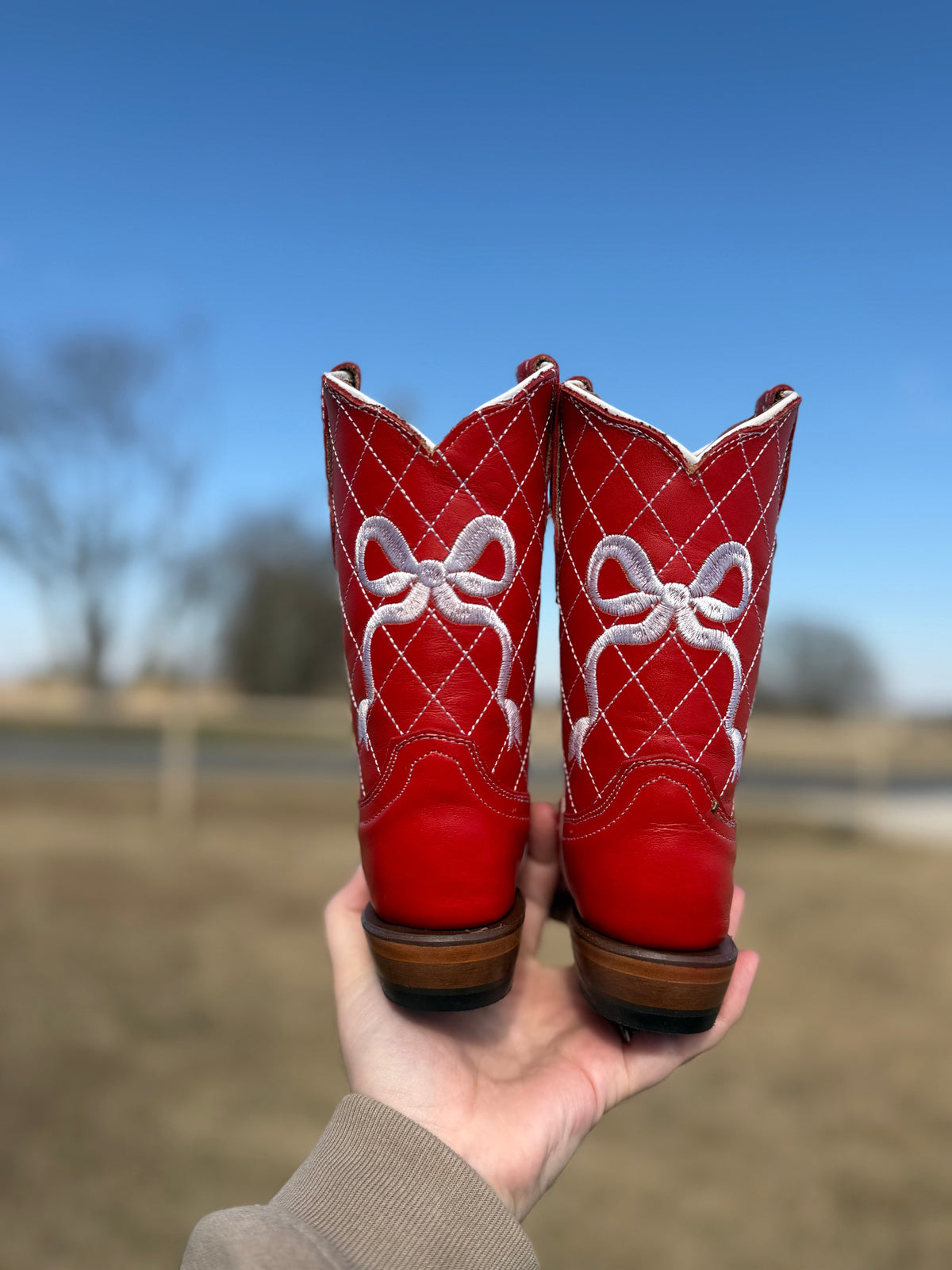 Red Bow Tanner Mark Boots