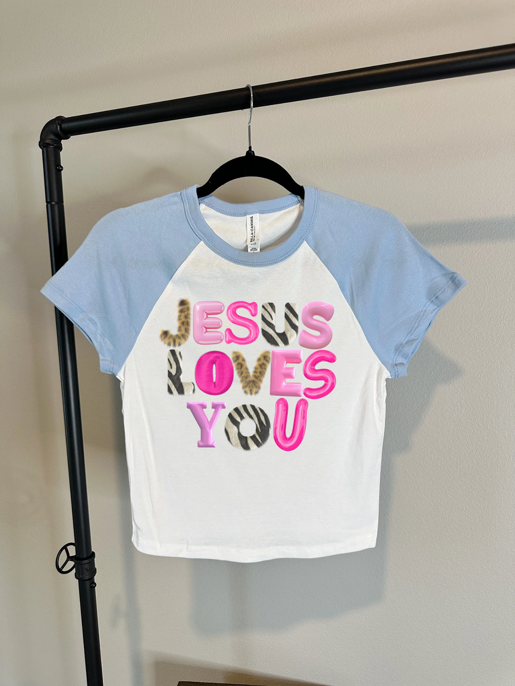 Jesus Loves You Baby Tee (Multiple Color Options)