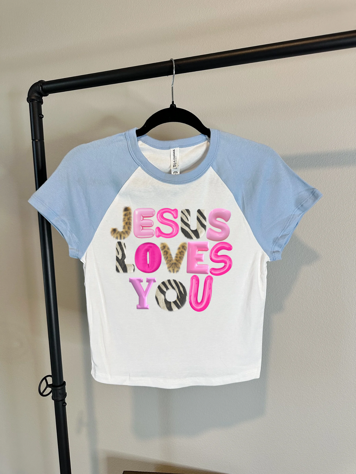 Jesus Loves You Baby Tee (Multiple Color Options)