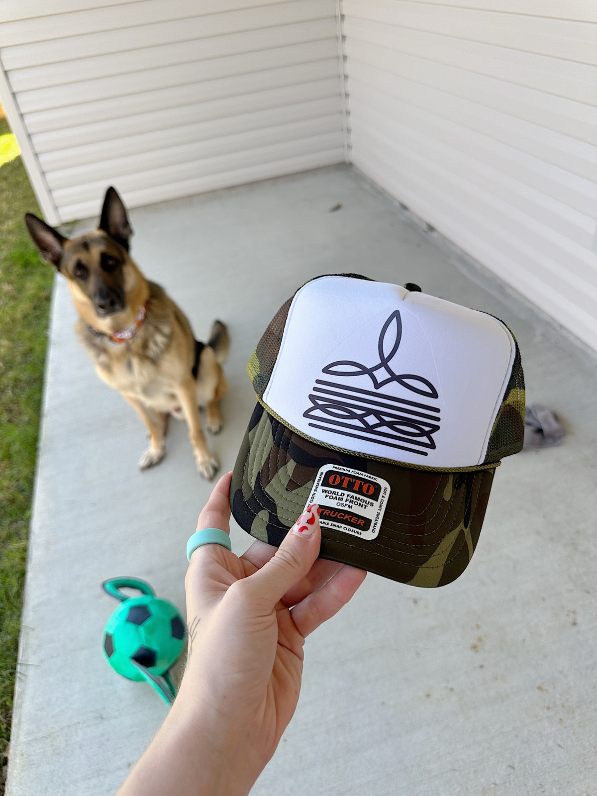 Boot Stitch Trucker Hat (Multiple Color Options)