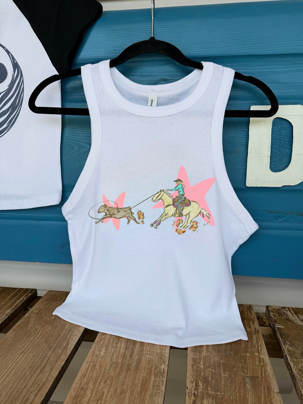 Cowgirl Roundup Cropped Tank