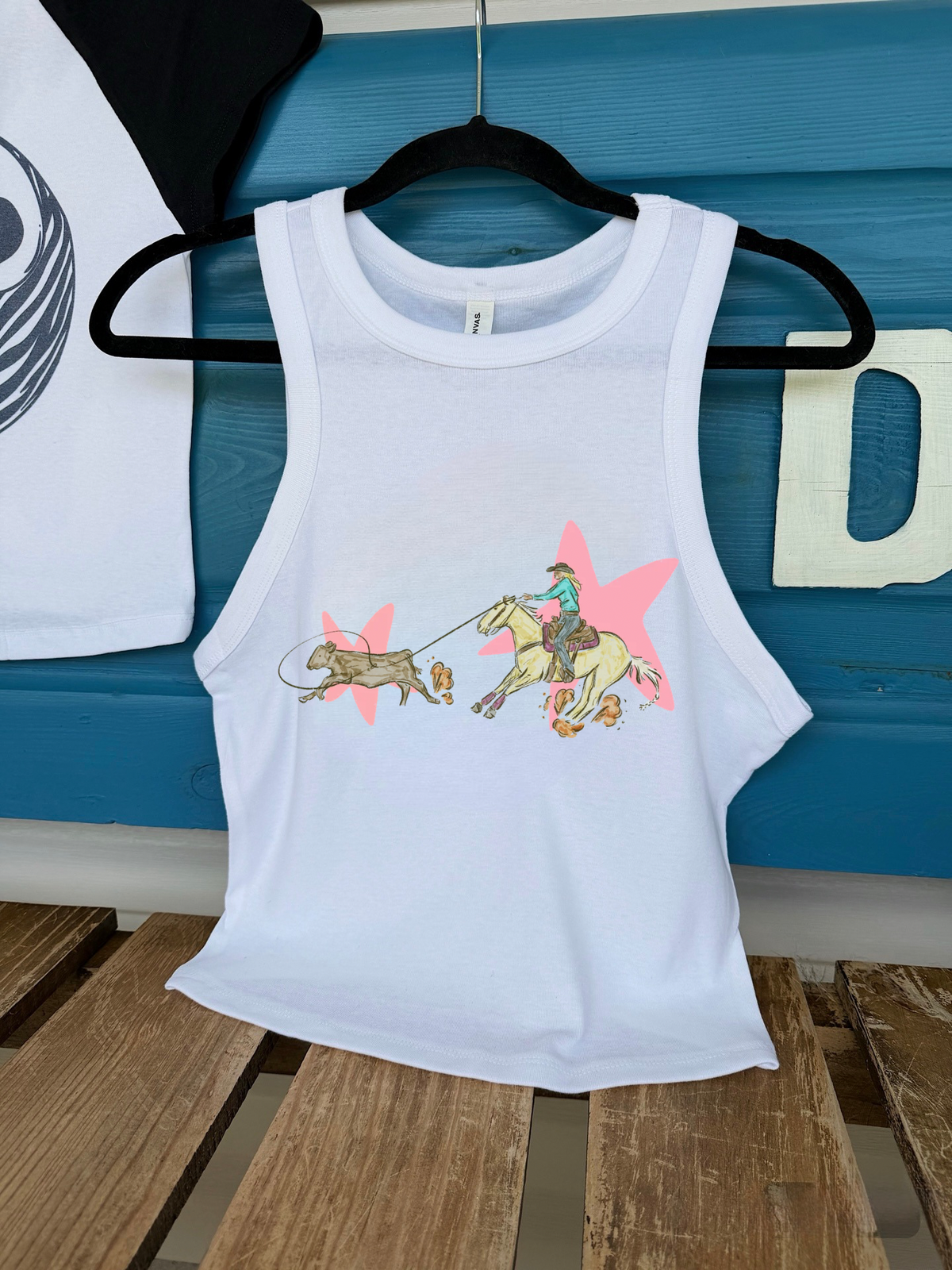 Cowgirl Roundup Cropped Tank
