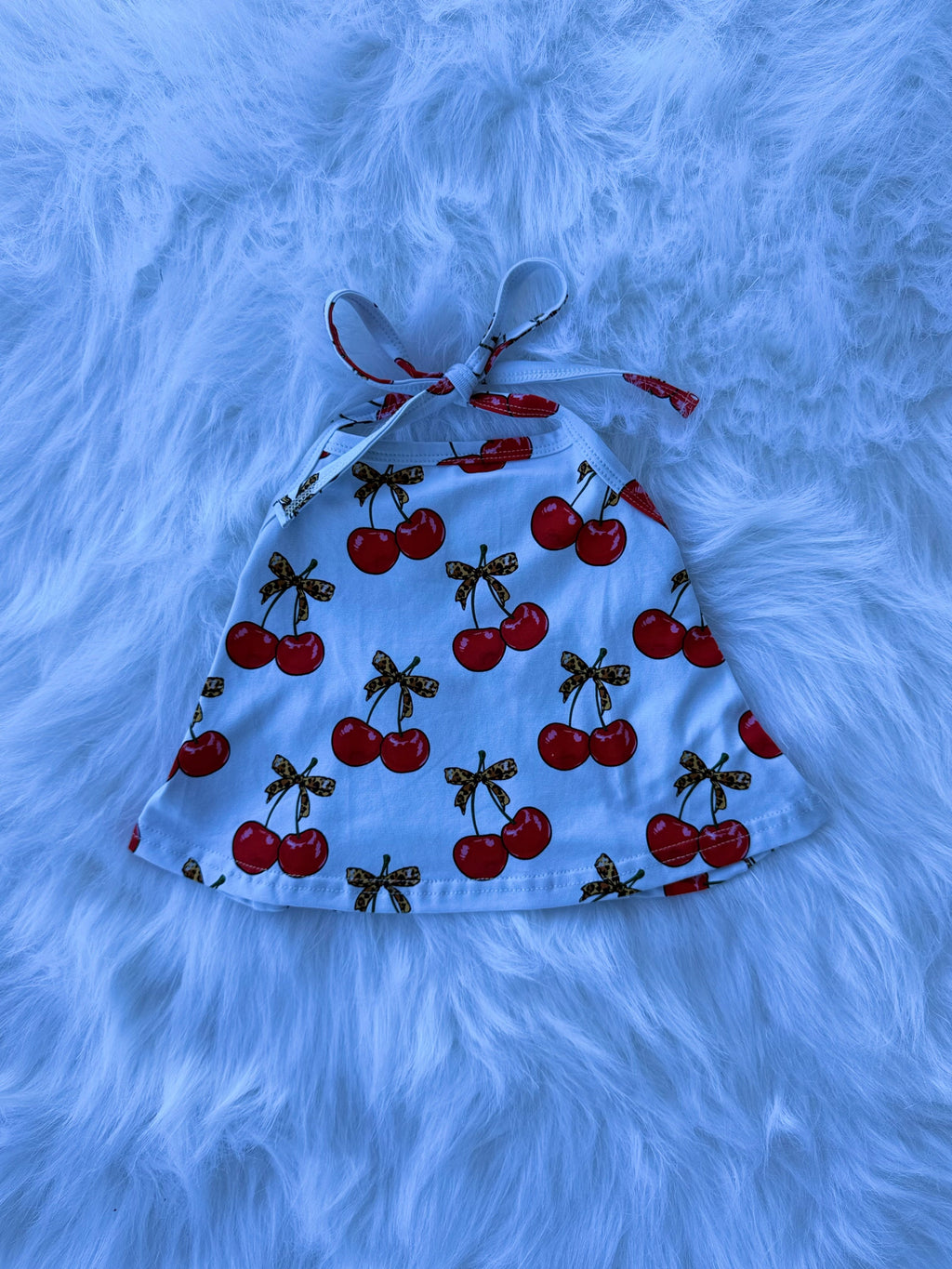 Girls 10/12 Cherry-licious Swing Top (FINAL SALE)