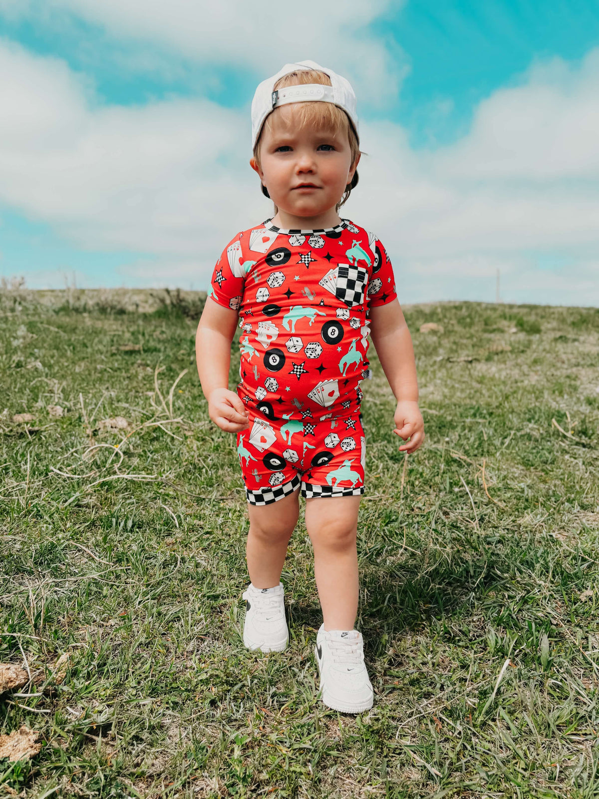 Luck Of The Draw Bamboo Short Set
