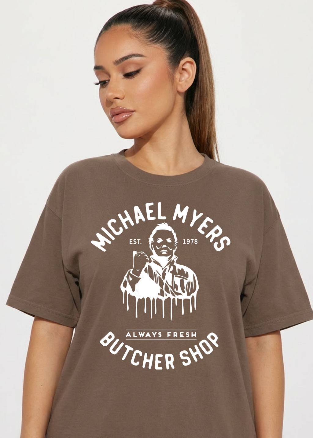 Michael Myers Butcher Shop Graphic