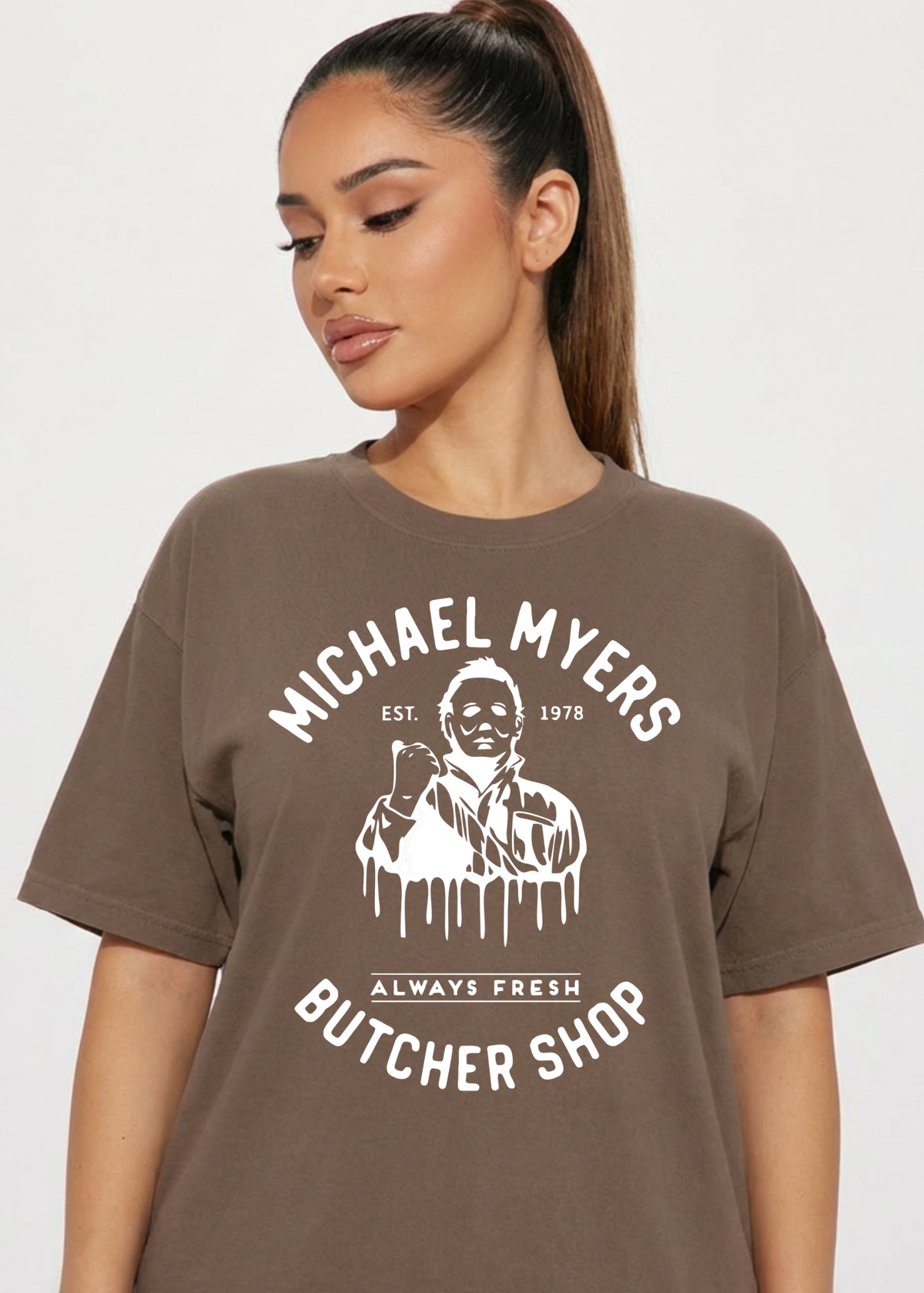 Michael Myers Butcher Shop Graphic