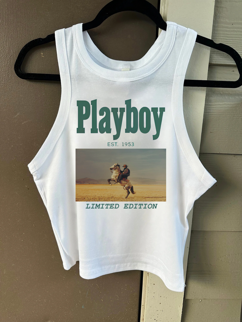PlayCowBoy Cropped Tank