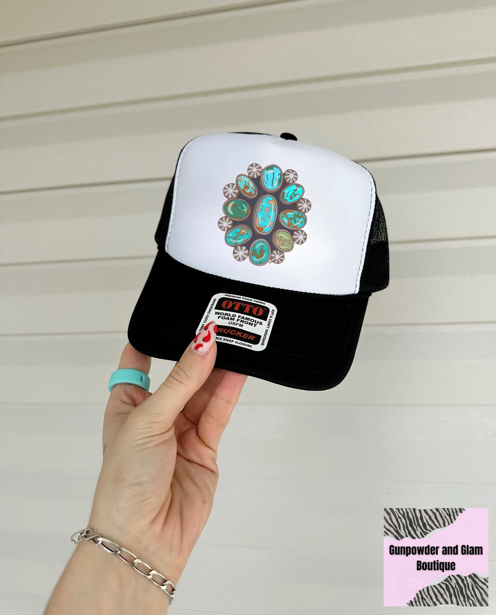 Turquoise Squash Trucker Hat (Multiple Color Options)