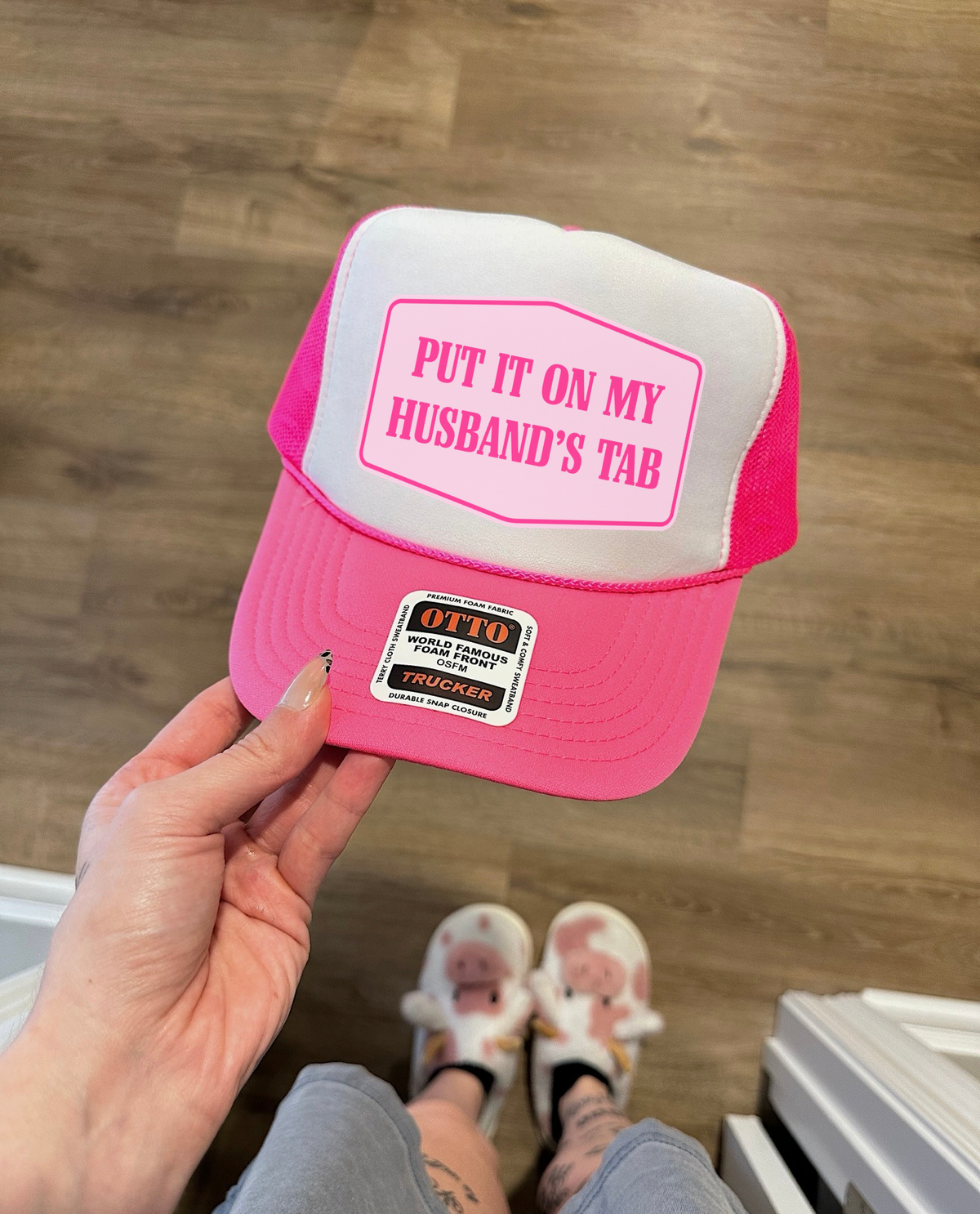 Husband’s Tab Trucker Hat (Multiple Color Options)