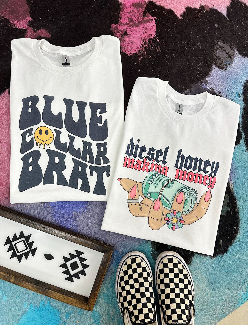 Blue Collar Brat TEE or CREWNECK