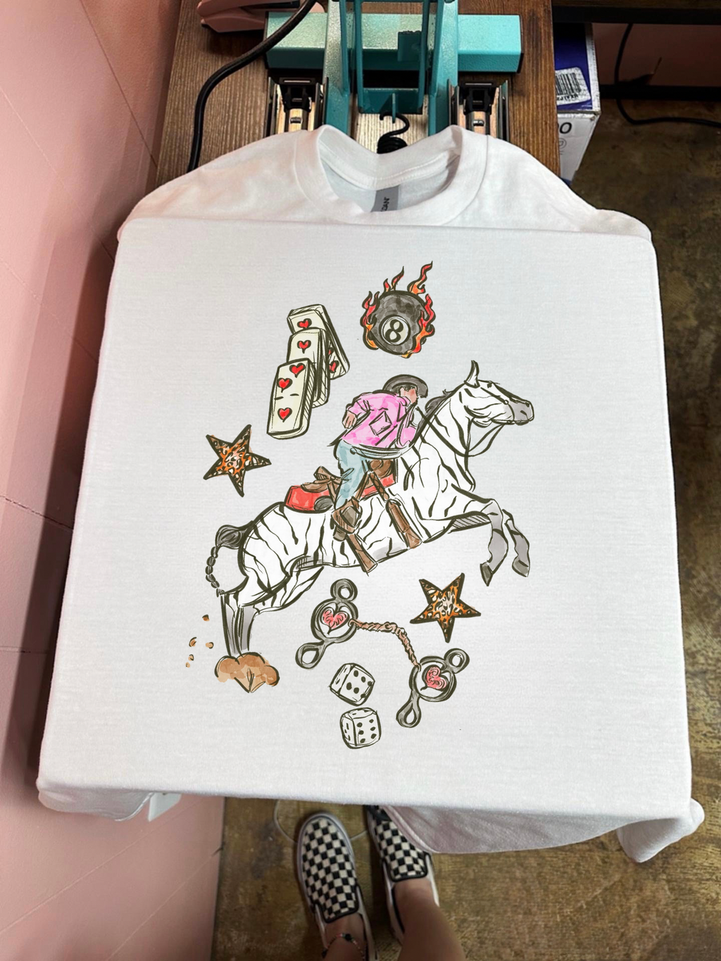 Wild Card Cowboy TEE or CREWNECK