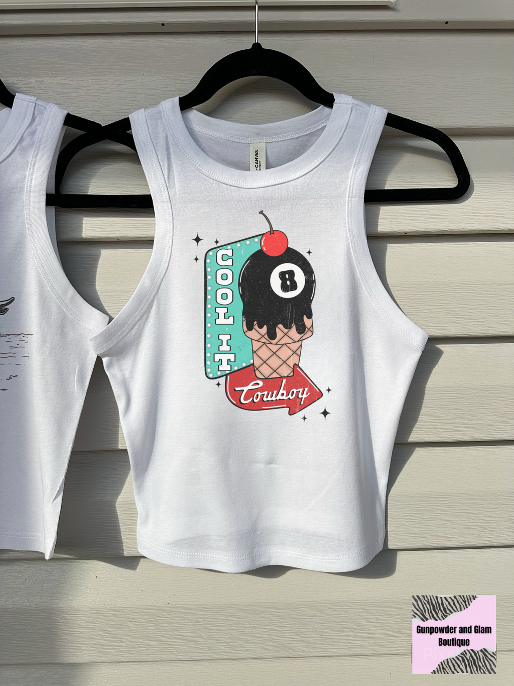 Cool It Cowboy Cropped Tank