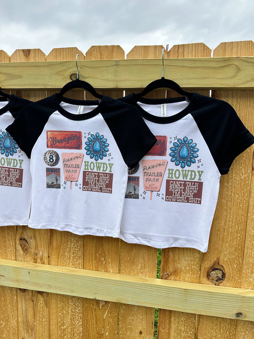 Cowgirl Collage Baby Tee