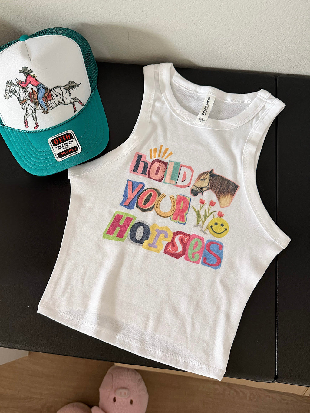 Hold Your Horses Cropped Tank