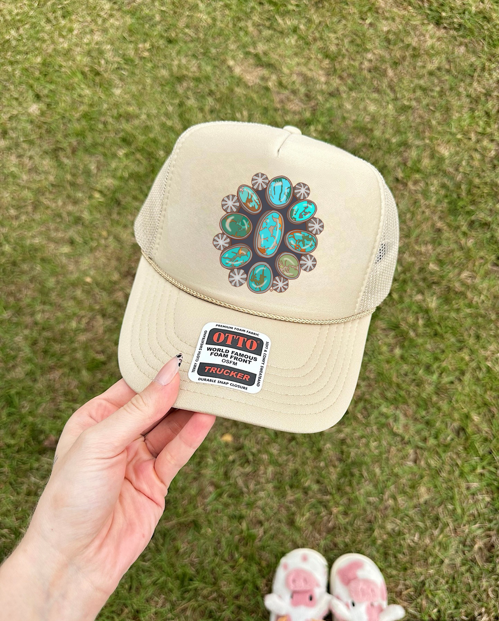 Turquoise Squash Trucker Hat (Multiple Color Options)