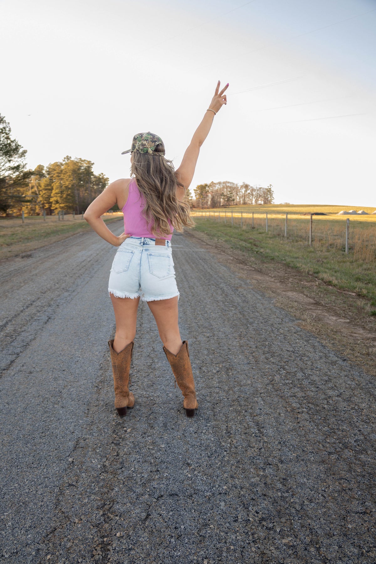 Lindsey Asymmetrical Distressed Shorts - Acid Light wash