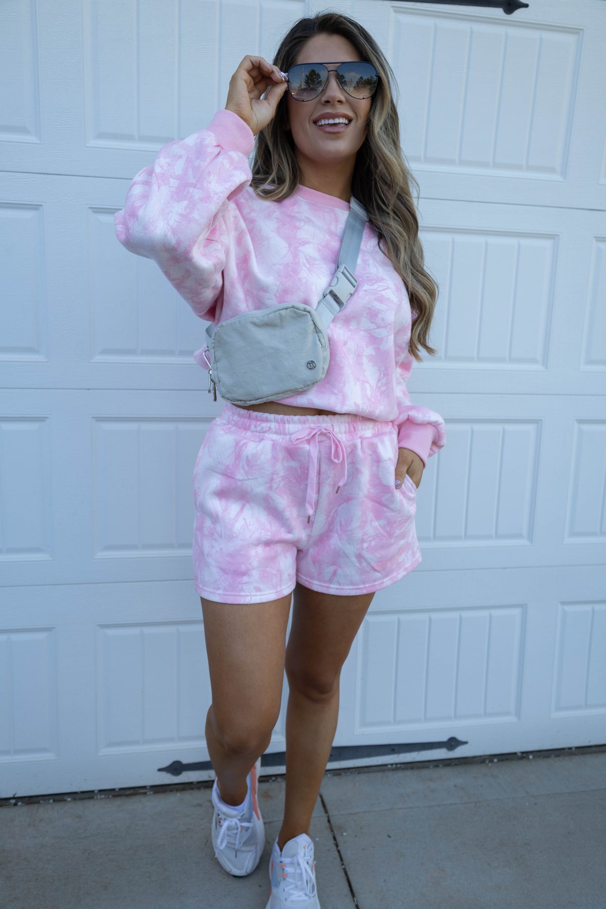 Aspen Pines Pink Camo Crewneck