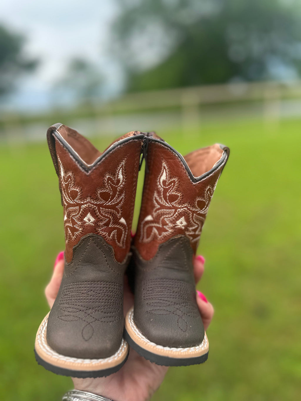 Chocolate w/Cognac Top Tanner Mark Boots (FINAL SALE)