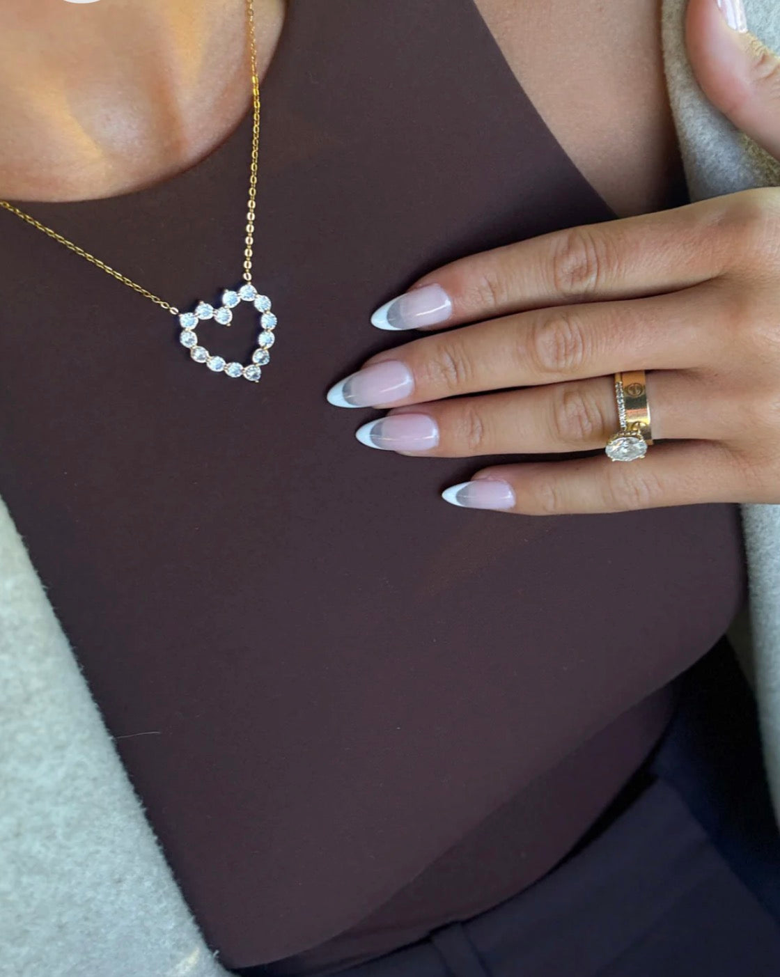 DIAMOND HEART NECKLACE