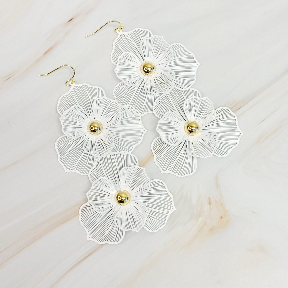 Royal Garden Double Bloom Earrings