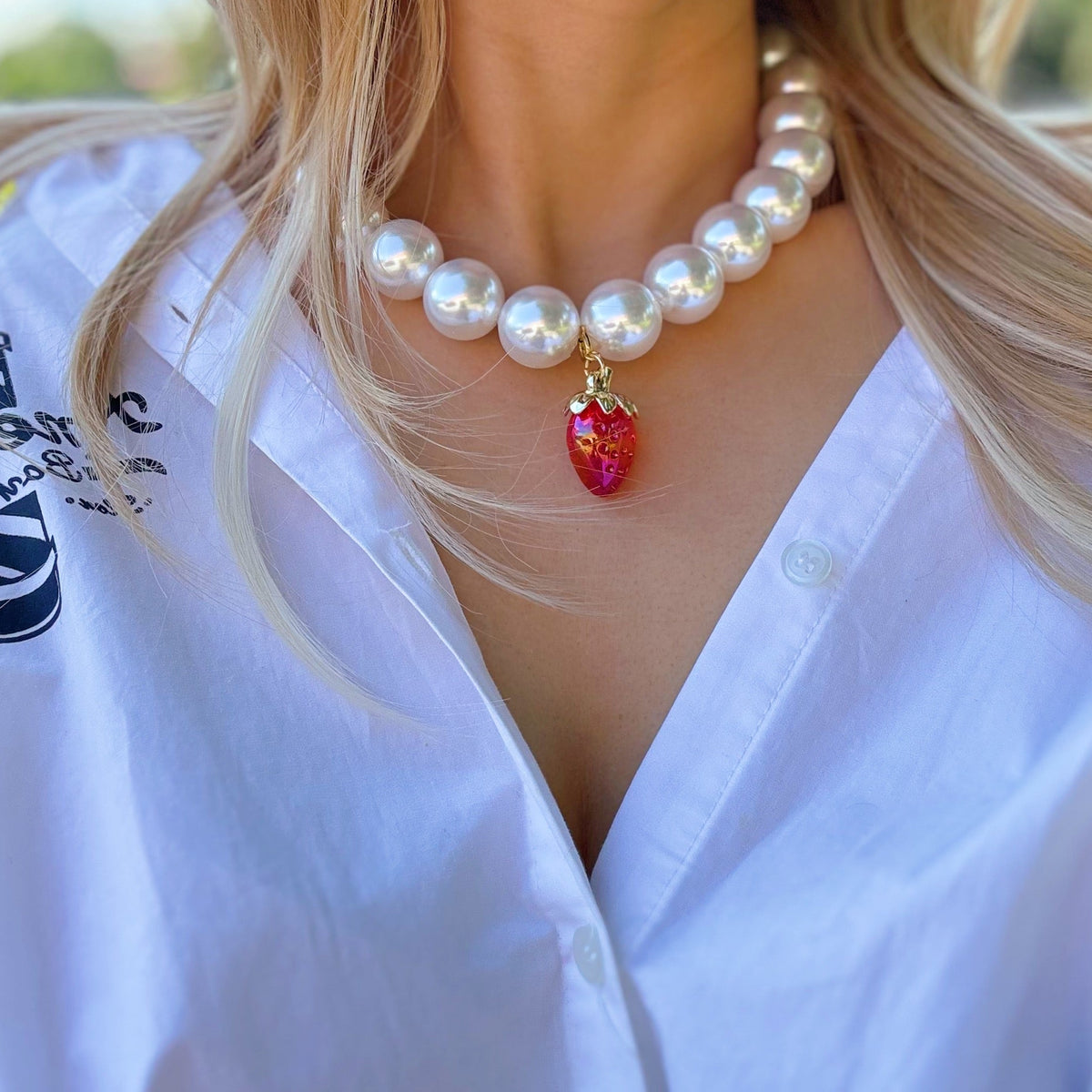 Color Bauble Sweet Fruit Lovely Necklace