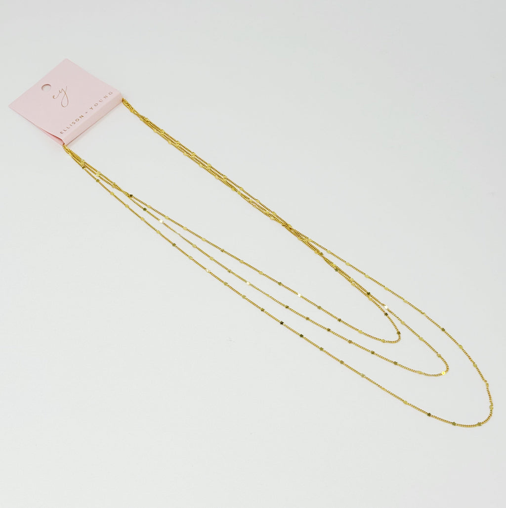 Show Me The Ways Necklace, Gold