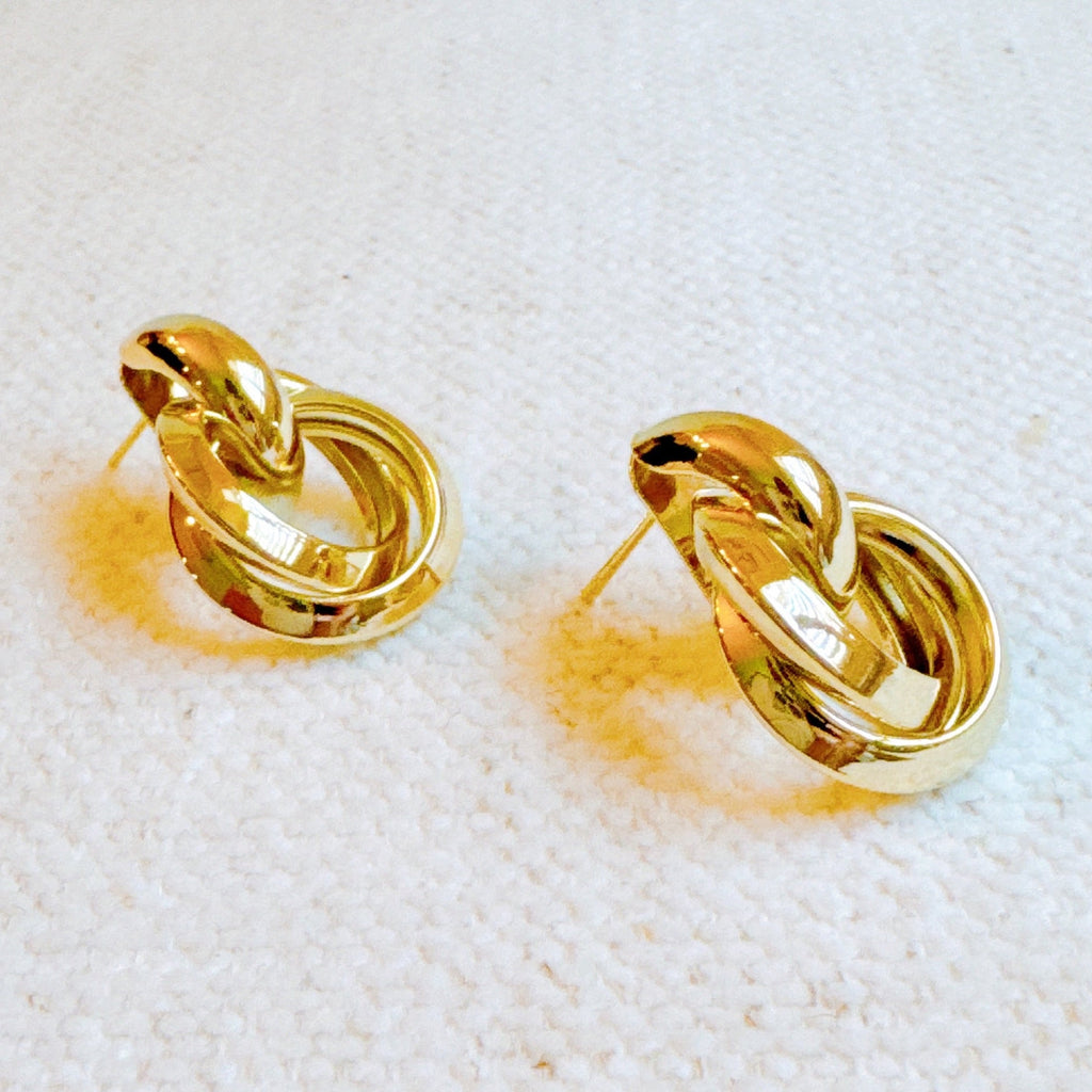 Gold Knocker Earrings