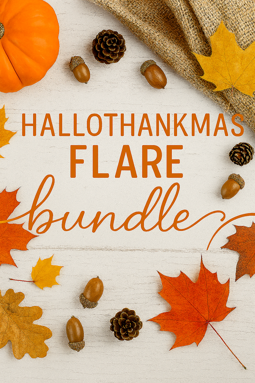 Hallothanksmas Flare Bundle (1 Fiona Flare + 1 Hallothanksmas Shirt)