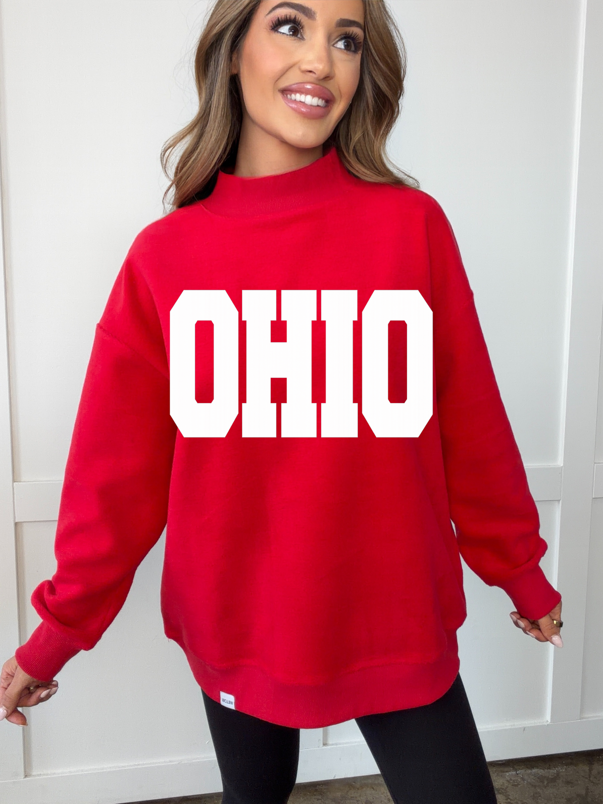 Tilly OH-IO Reversible Oversized Mockneck Crew