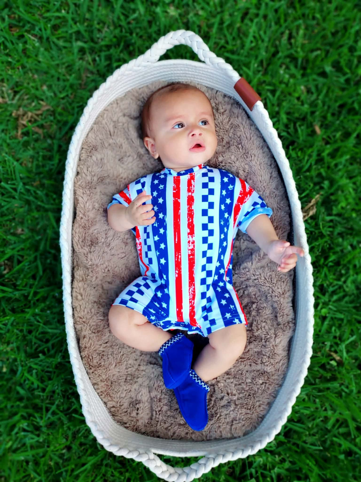 Red, White & Revved Up Romper