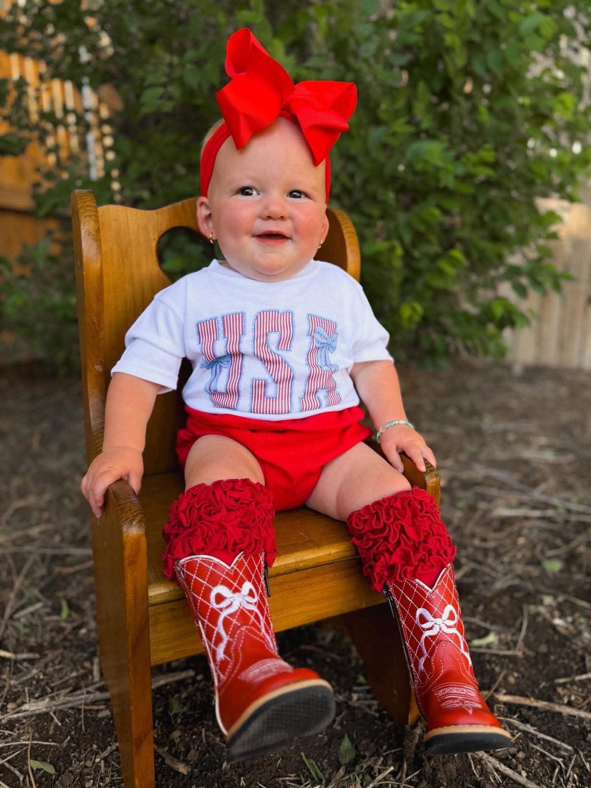 Red Bow Tanner Mark Boots