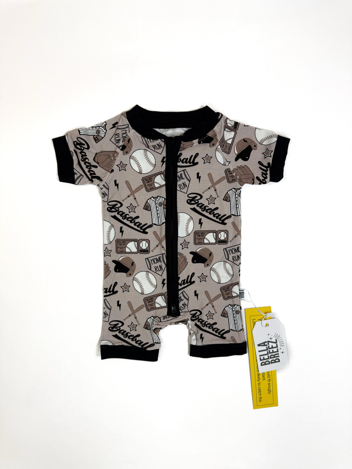 Game Day Bamboo Shortie Romper (FINAL SALE)