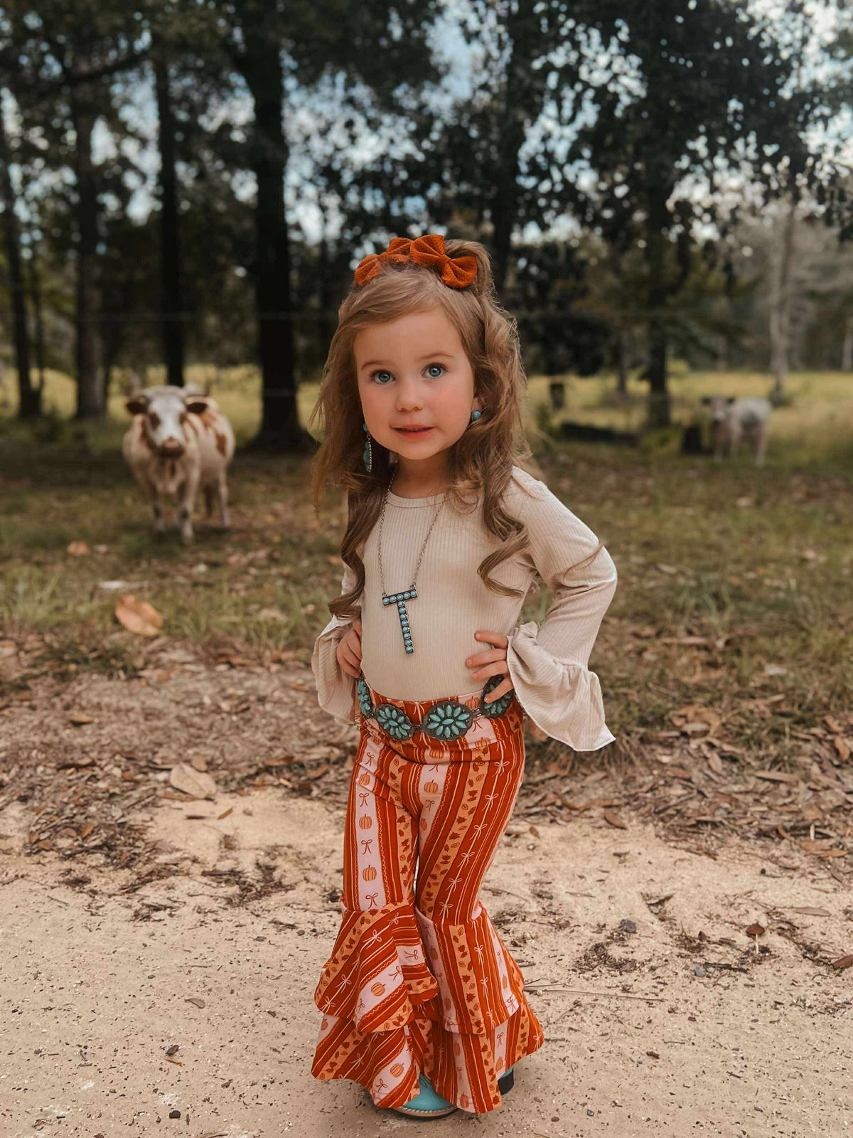 Vanilla Chai Ruffled Sleeve Top (FINAL SALE)