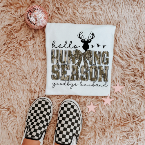 Hello hunting season sublimation T-shirt