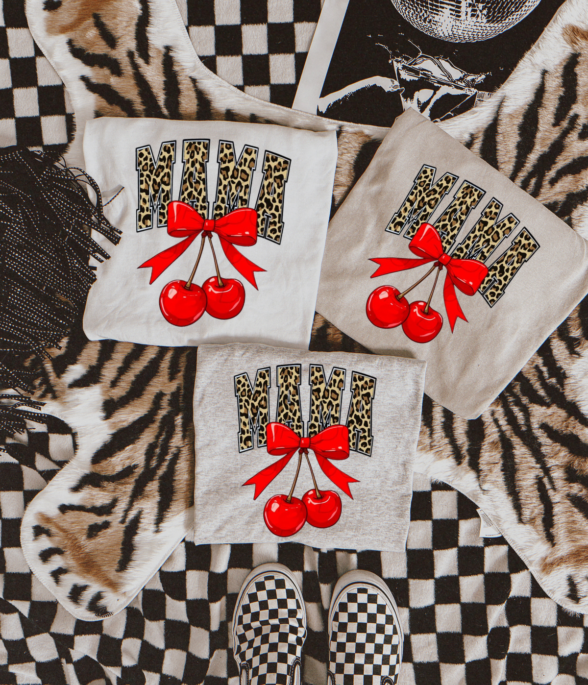 The cherry mama sublimation T-shirt