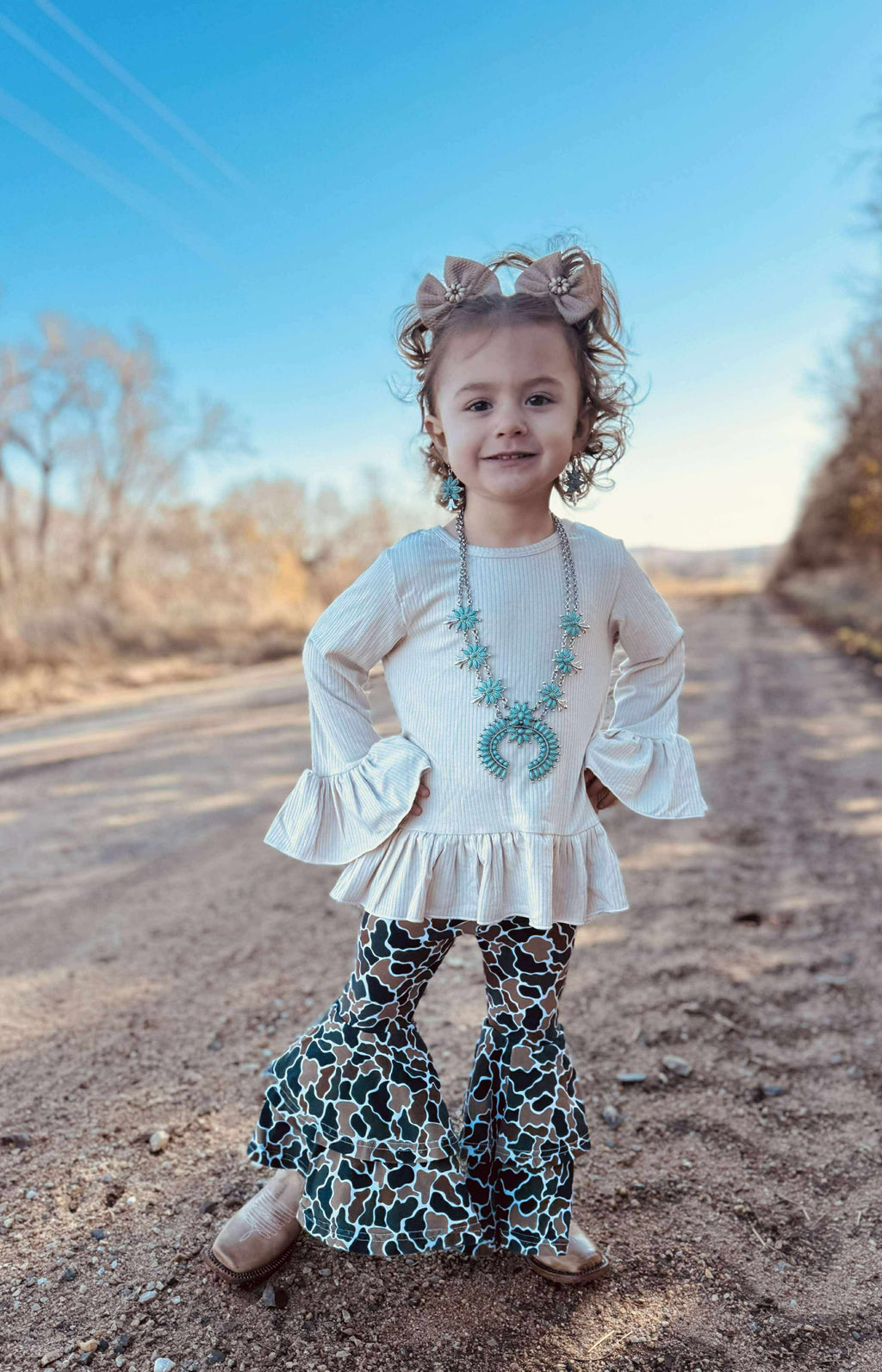 Vanilla Chai Ruffled Sleeve Top (FINAL SALE)
