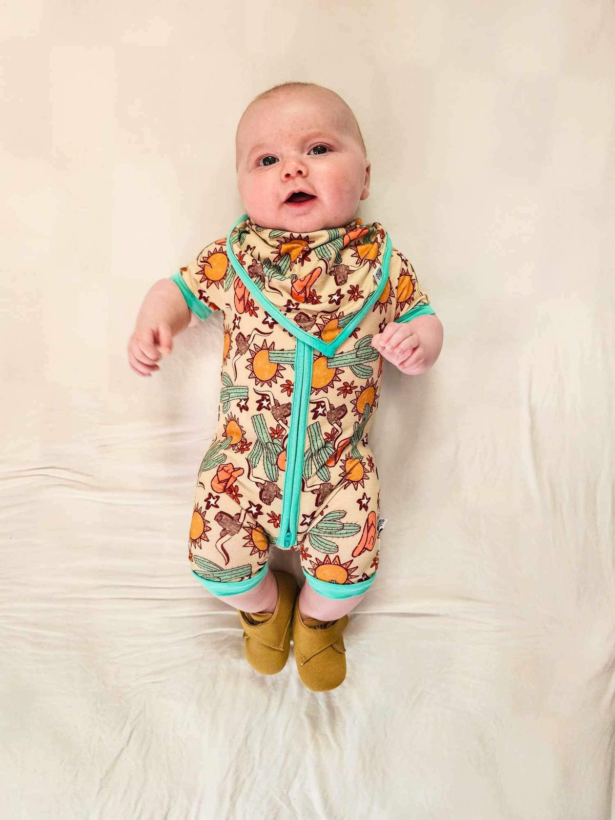 4t Wild West Bamboo Shortie Romper (FINAL SALE)